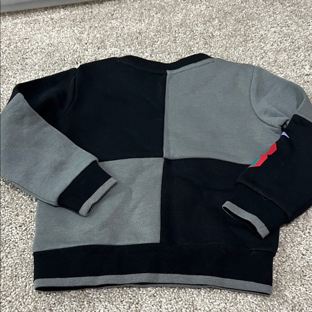 Nike Black and Gray Colorblock Sweatshirt - Picture 5 of 5